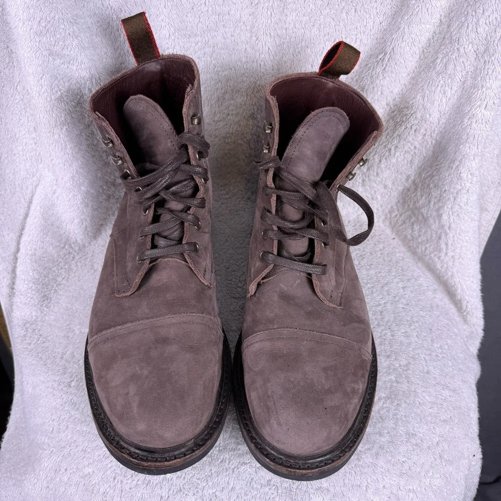 Allen Edmonds‎ Surrey Men's Boots Outsole Cap Toe Light Brown Size 11D Commando